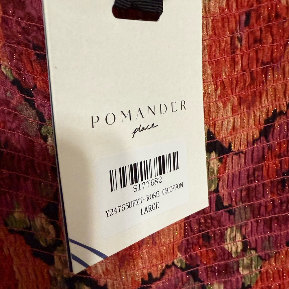 NWT Tuckernuck Pomander Place Rose Chiffon Joni Dress - Picture 6 of 8